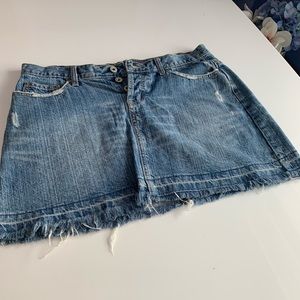 Jean miniskirt